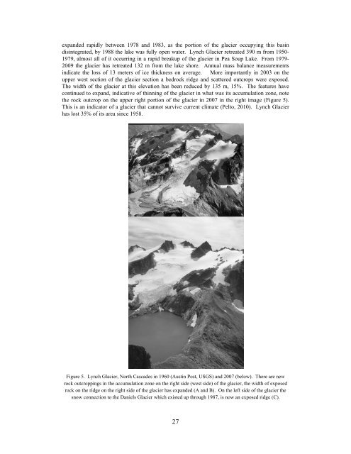 Skykomish River, Washington Impact of Ongoing Glacier Retreat on ...