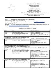 Download PDF of Syllabus - Department of Geography - Texas A&M ...