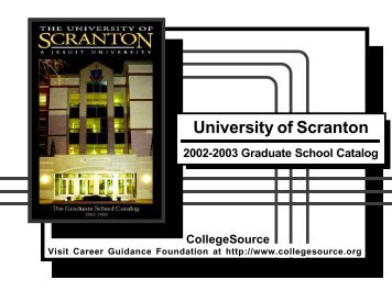 2002-2003 - The University of Scranton