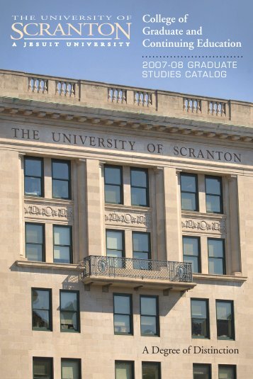 2007-2008 - The University of Scranton