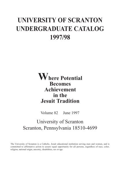 1997-1998 - The University of Scranton