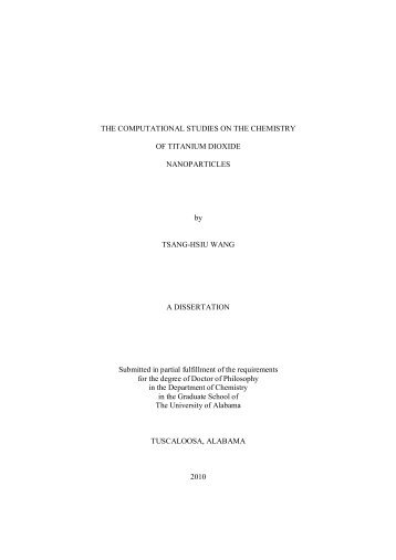 THE COMPUTATIONAL STUDIES ON THE CHEMISTRY OF ...