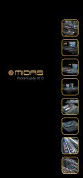 Pocket Guide 2012 - Midas Consoles