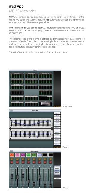 Pocket Guide 2012 - Midas Consoles