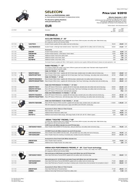 Price List 9/2010 - Musicworld.bg