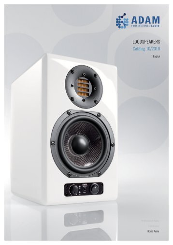 LOUDSPEAKERS Catalog 10/2010 - Musicworld.bg