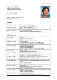 Huijie, Robert DENG Education Position(s) Held - Singapore ...