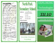 TIJ 1O - North Park Secondary School