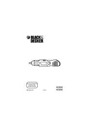 User manual Black & Decker KC9039 (English - 16 pages)