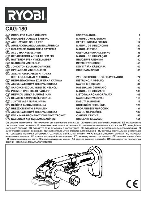 019012(CAG-180)_EU manual.indd - Ryobi