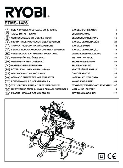 ETMS-1426 manual.qxd - Ryobi