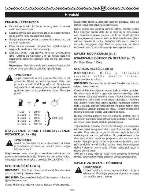 RBC30SES / RBC30SBS - Ryobi