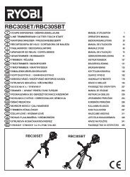 RBC30SET/RBC30SBT - Ryobi