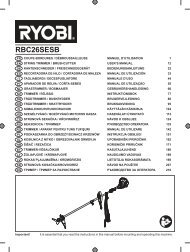 RBC26SESB - Ryobi