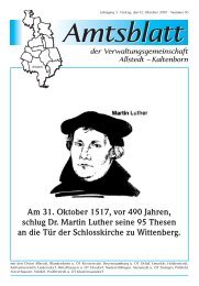 Am 31. Oktober 1517, vor 490 Jahren, schlug Dr ... - Stadt Allstedt