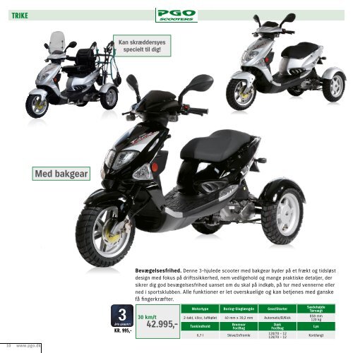 PGO scooter katalog 2011-2012 - Scootergrisen