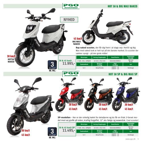 PGO scooter katalog 2011-2012 - Scootergrisen