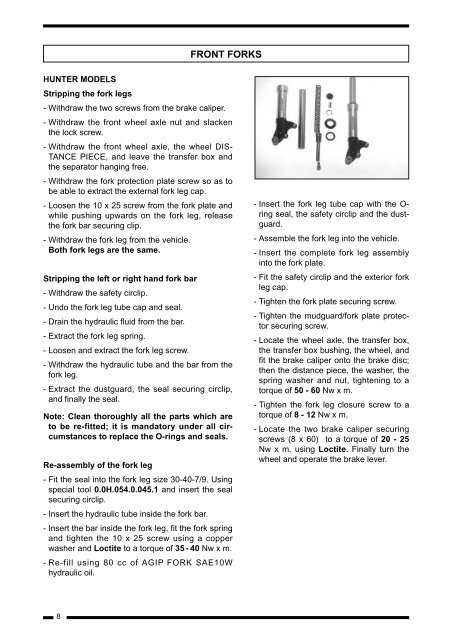 Derbi servicemanual - Scootergrisen