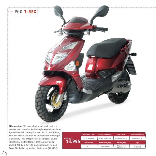 PGO scooter katalog 2008 - Scootergrisen