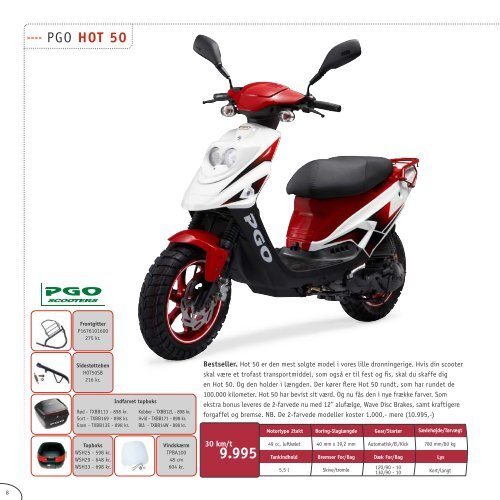 PGO scooter katalog 2008 - Scootergrisen