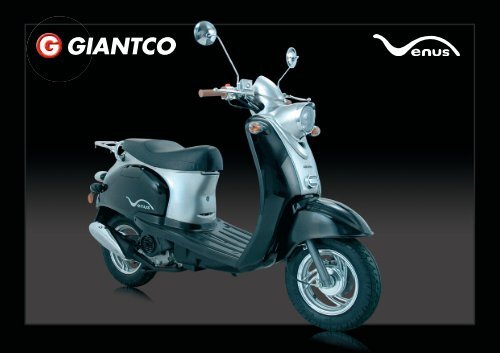 Giantco Venus brugermanual - Scootergrisen