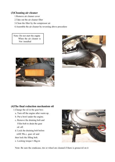 PGO PMX Sport (PM) servicemanual - Scootergrisen