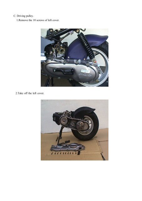 PGO PMX Sport (PM) servicemanual - Scootergrisen