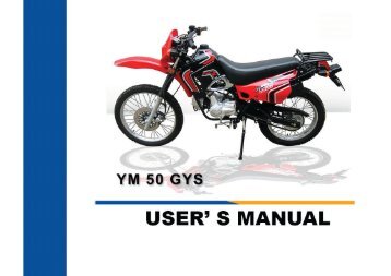 Yamasaki YM50GYS (Kinroad XT50PY-5 ... - Scootergrisen