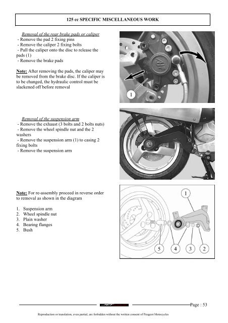 Peugeot workshop manual Jet Force (756739) - Scootergrisen