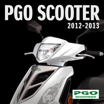 PGO scooter katalog 2012-2013 - Scootergrisen