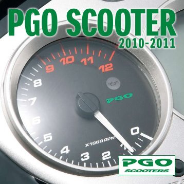 PGO scooter katalog 2010-2011 - Scootergrisen