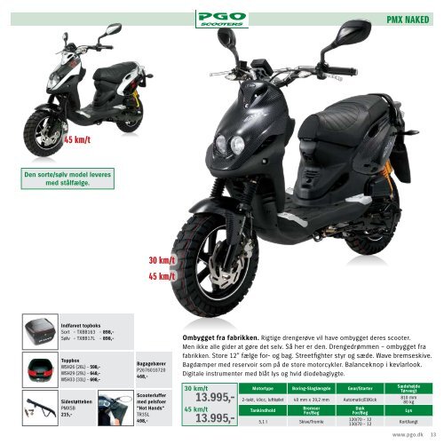 PGO scooter katalog 2010-2011 - Scootergrisen
