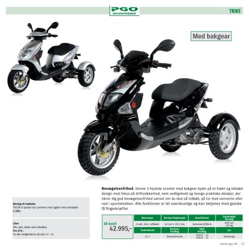 PGO scooter katalog 2010-2011 - Scootergrisen