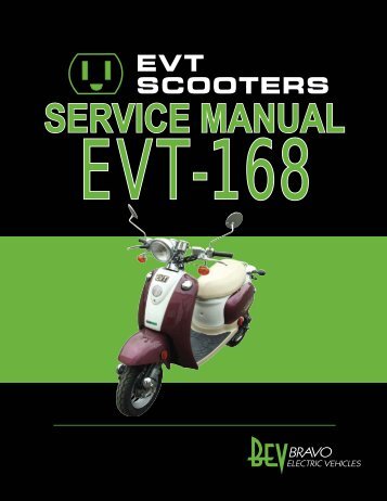 EVT 168 servicemanual - Scootergrisen