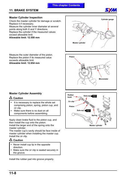 Sym Jet Euro X servicemanual - Scootergrisen