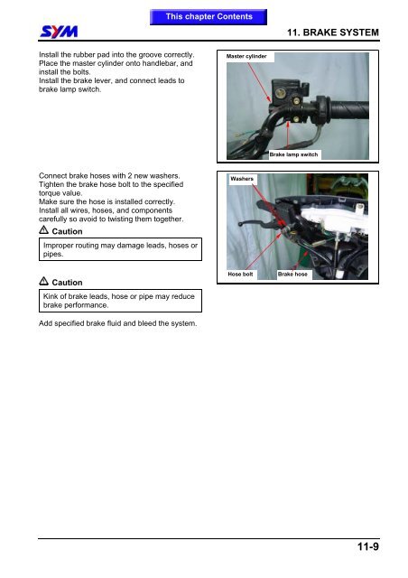 Sym Jet Euro X servicemanual - Scootergrisen