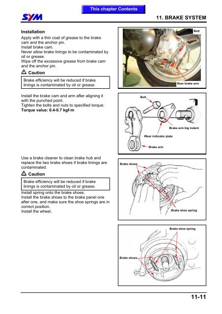 Sym Jet Euro X servicemanual - Scootergrisen