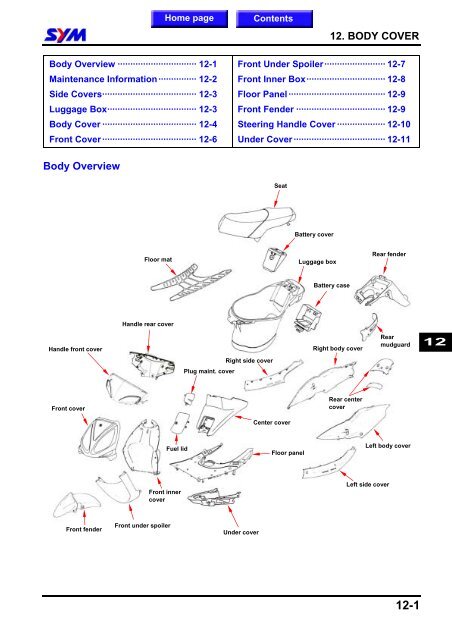 Sym Jet Euro X servicemanual - Scootergrisen