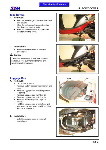 Sym Jet Euro X servicemanual - Scootergrisen