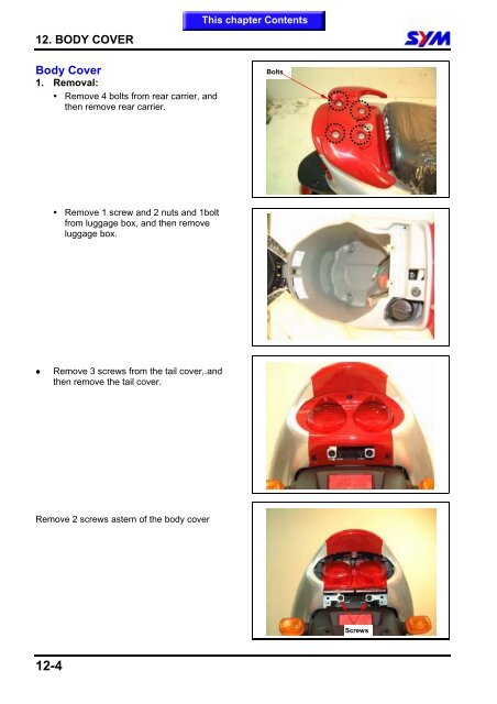 Sym Jet Euro X servicemanual - Scootergrisen