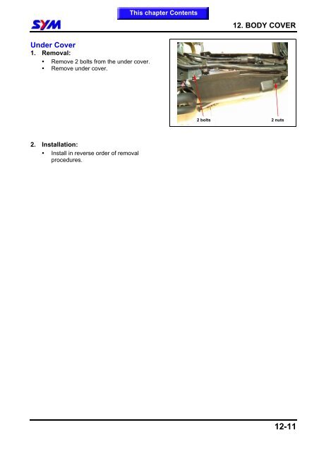 Sym Jet Euro X servicemanual - Scootergrisen