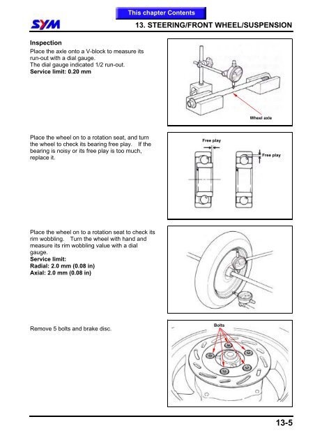 Sym Jet Euro X servicemanual - Scootergrisen