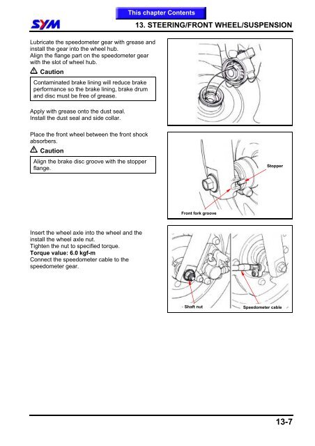 Sym Jet Euro X servicemanual - Scootergrisen