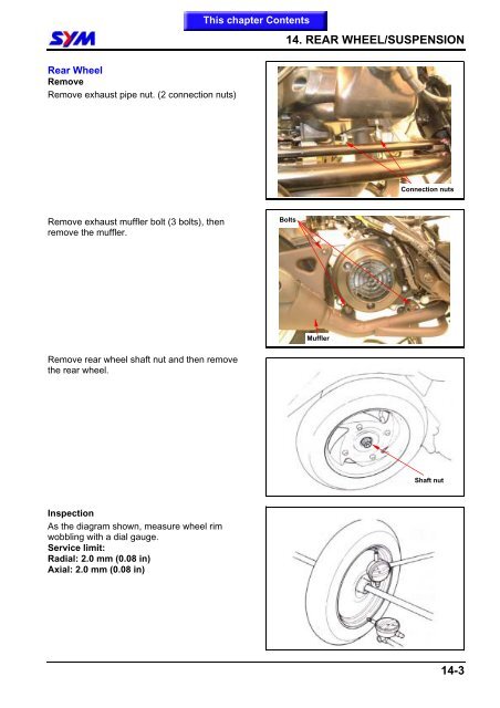 Sym Jet Euro X servicemanual - Scootergrisen