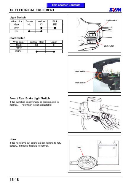 Sym Jet Euro X servicemanual - Scootergrisen