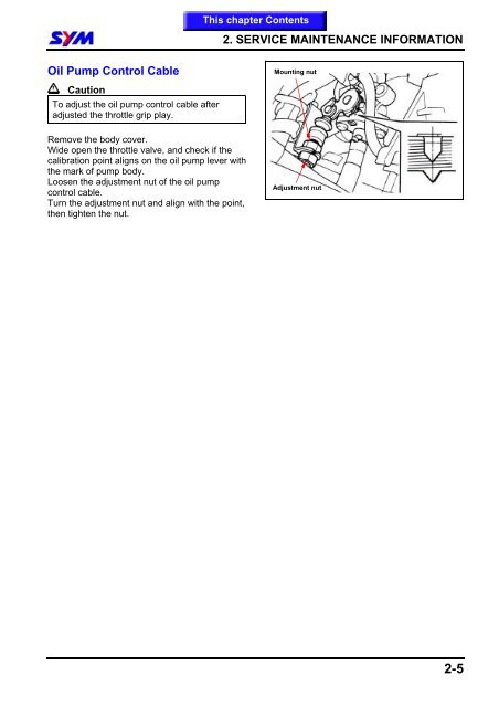 Sym Jet Euro X servicemanual - Scootergrisen