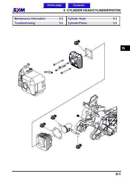 Sym Jet Euro X servicemanual - Scootergrisen