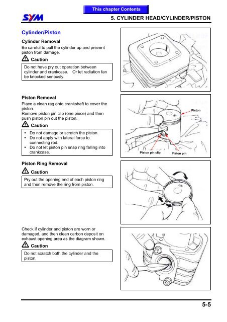 Sym Jet Euro X servicemanual - Scootergrisen