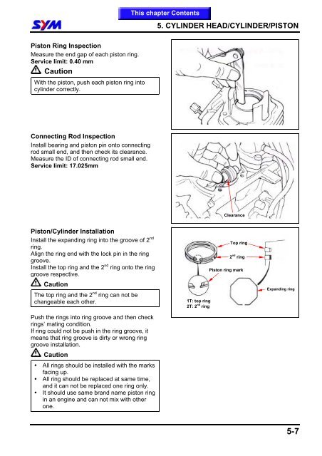 Sym Jet Euro X servicemanual - Scootergrisen