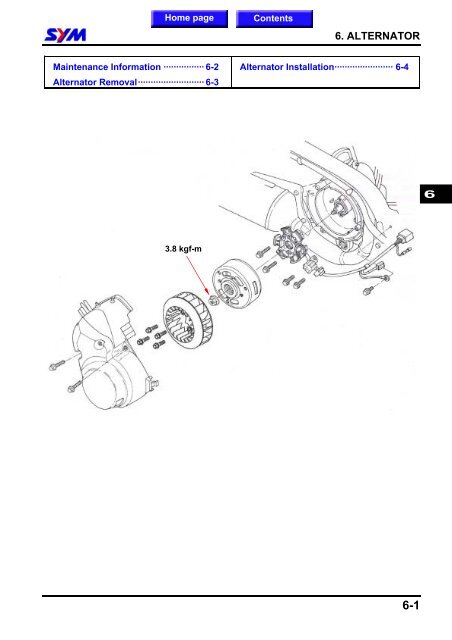 Sym Jet Euro X servicemanual - Scootergrisen